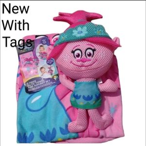 NEW Trolls World Tour 2 Piece Bath Towel Set